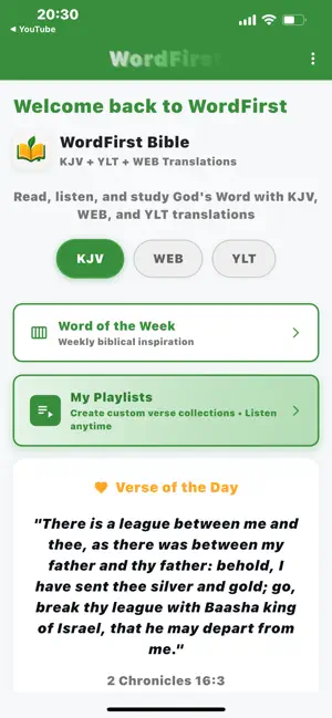 WordFirst Bible App screenshot 1