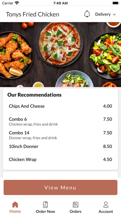 Tonys Fried Chicken Screenshot