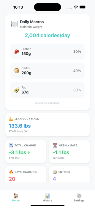 BK Weight Tracker Screenshot 6 of 7