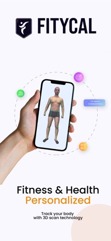 Fitycal - 3D Body Scan Tracker Screenshot 1 of 9