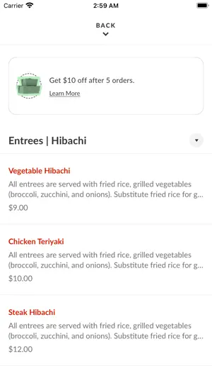 Japanese Hibachi Express screenshot 3