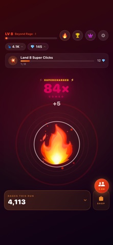 Grr - Rage Clicker iPhone screenshot