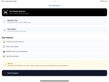 Car Scanner AI - FixioCar iPad screenshot