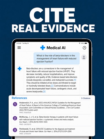 Medical AI: Study Reference iPad screenshot