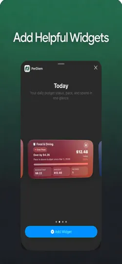 Captura de pantalla de PerDiem: Daily Budget Tracker en iPhone 4