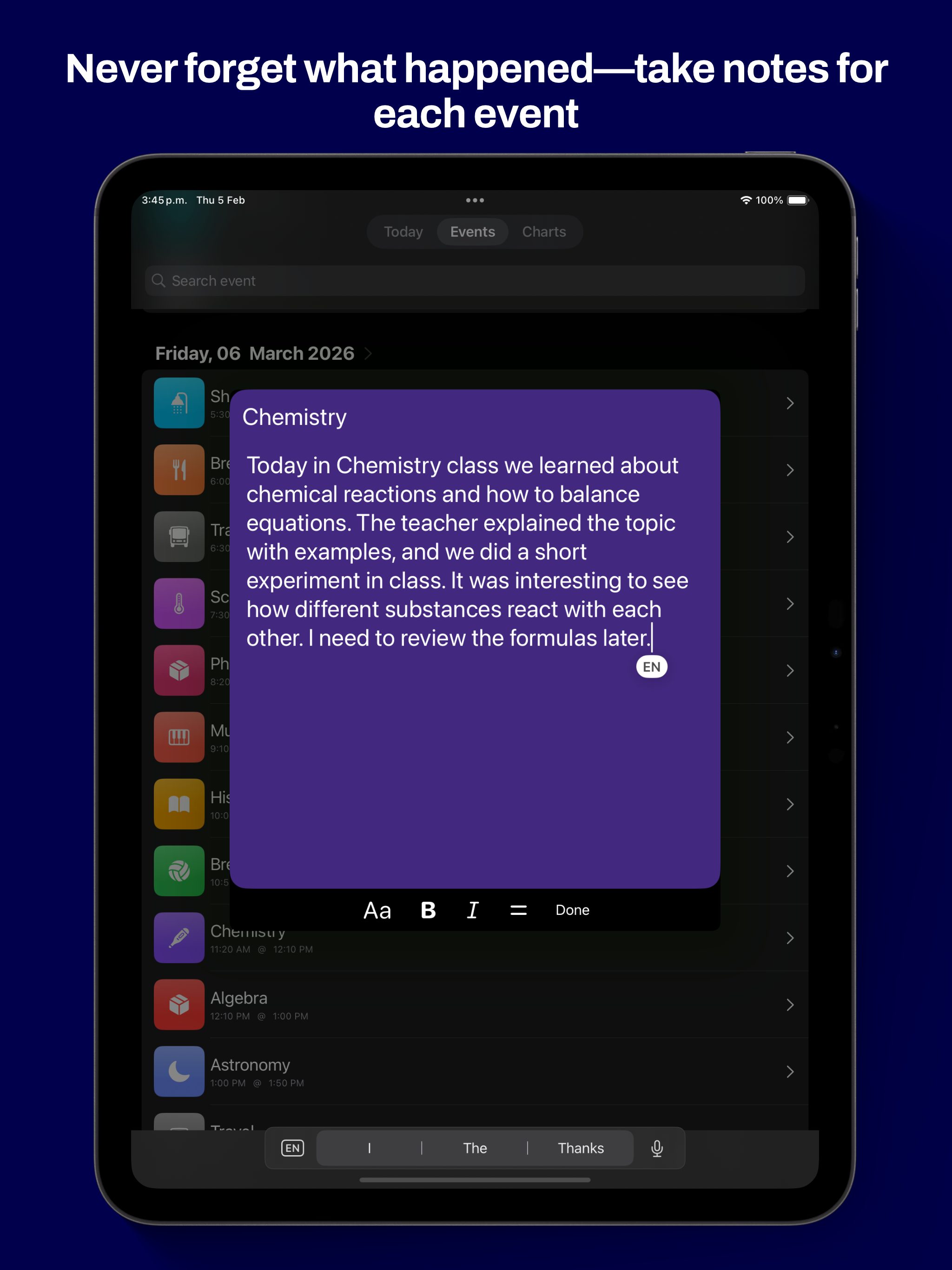 Ti - Create notifications