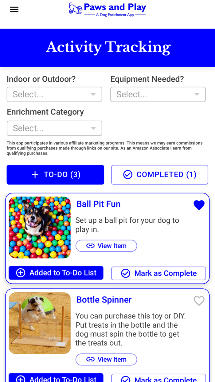 Paws and Play Dog Enrichment