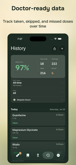 Pillr: ADHD Medication Tracker Screenshot 7 of 9