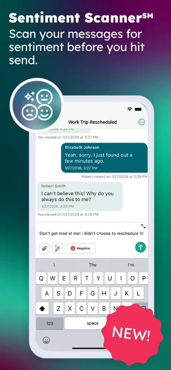 Screenshot #2 pour TalkingParents: Co-Parent App
