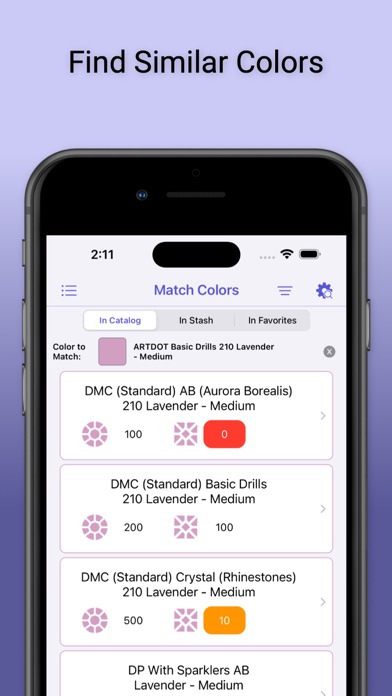 Drillalog: Diamond Painting iPhone screenshot 6 - Lifestyle app