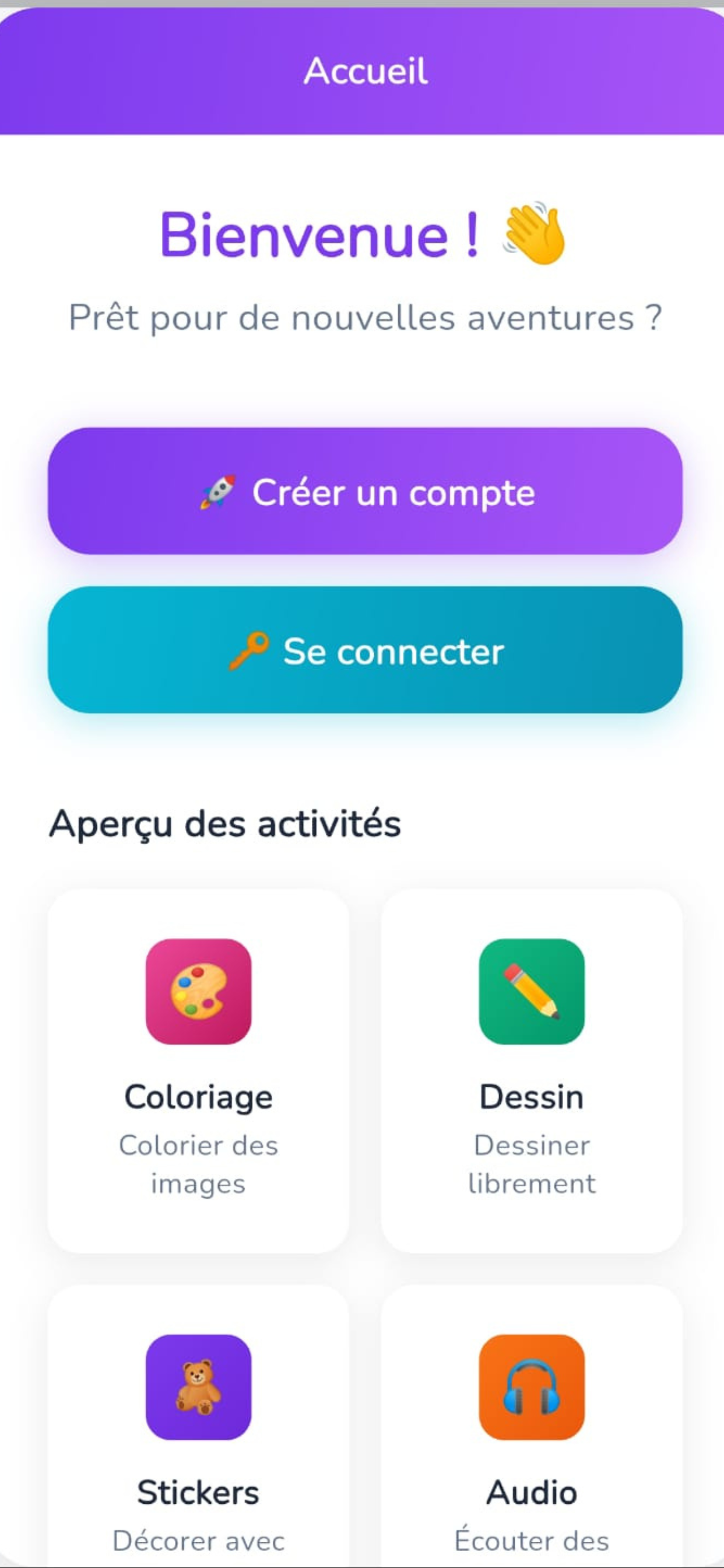 Cahier de Vacances