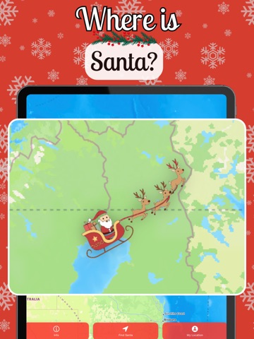 Where is the Santa? iPad screenshot