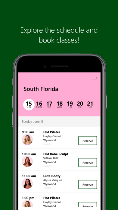 Babe Hot Pilates iPhone screenshot 3 - Health & Fitness app