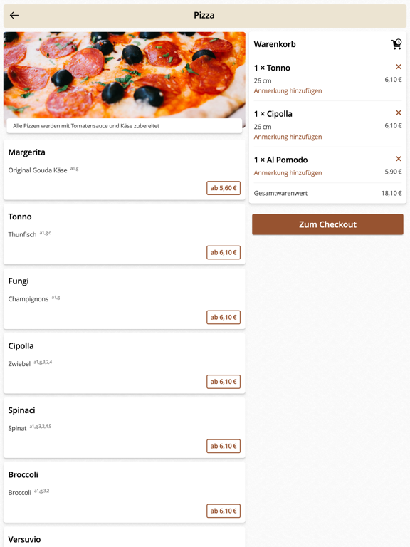 Melid food and more Krefeld iPad screenshot