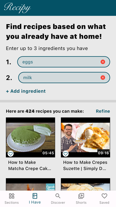 Recipy - Bakery Goods Recipes Screenshot