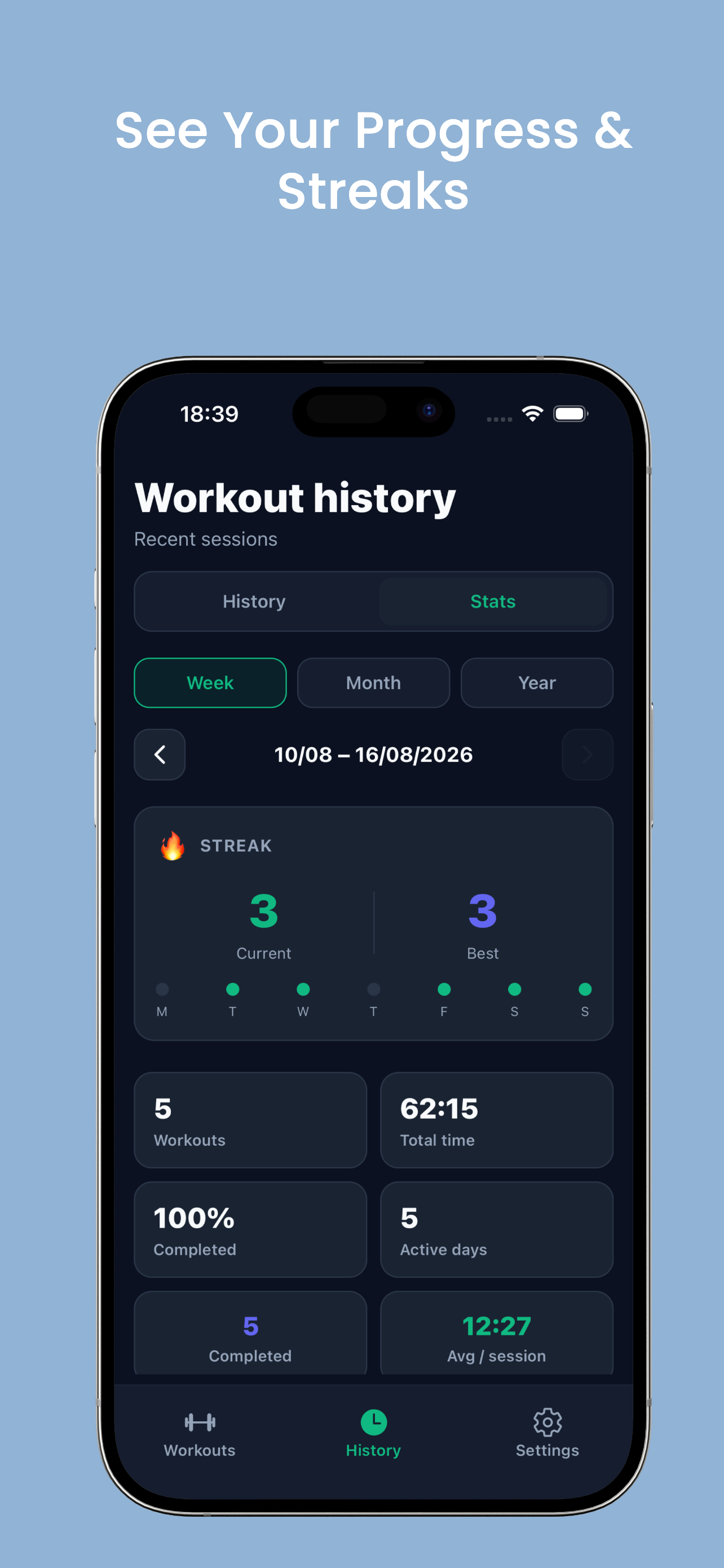 RepTimer Pro – Exercise Timer screenshot 4