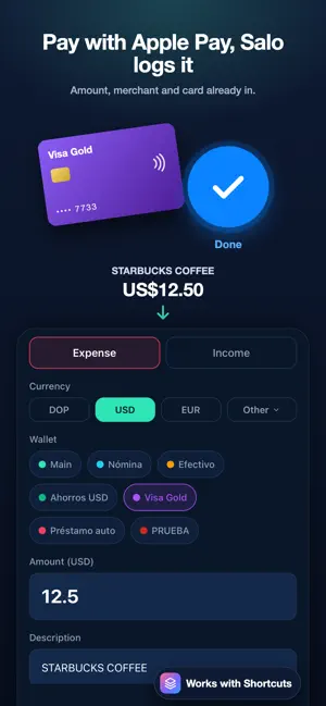Salo: Money Manager screenshot 1