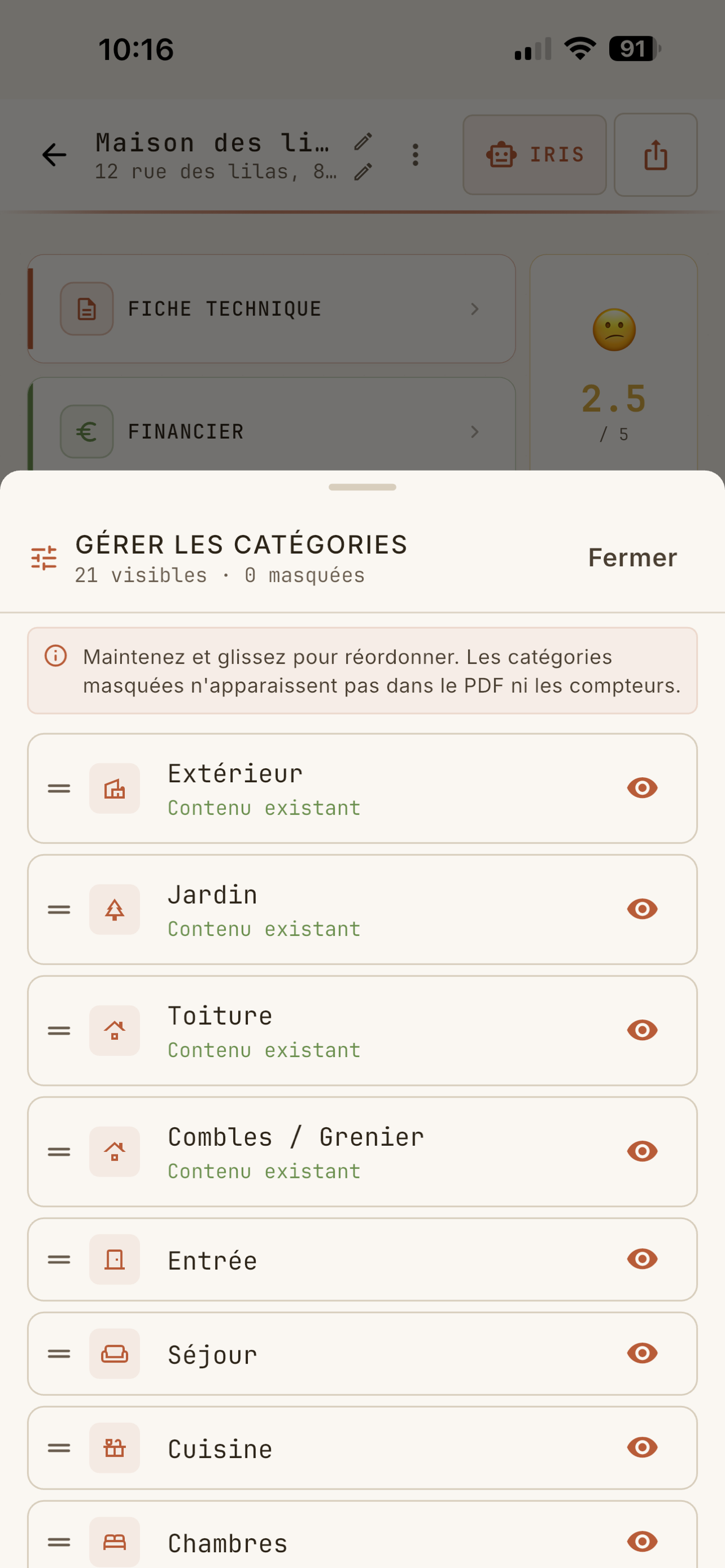 PIVOT — Visites Immobilières
