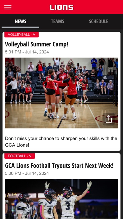 Grace Christian Academy Lions