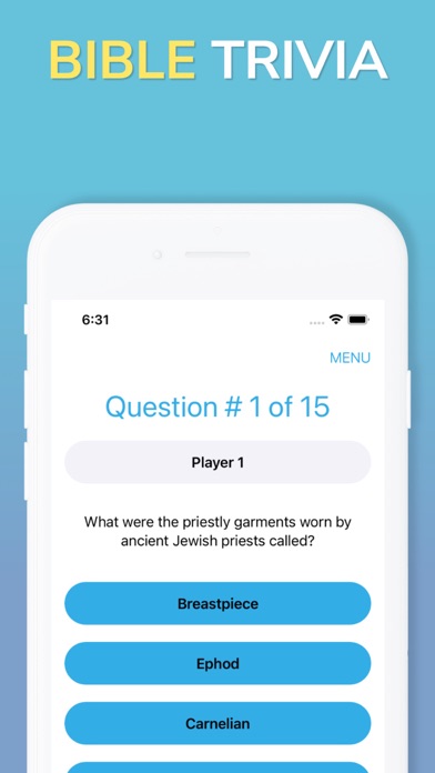 Bible Trivia - Christian Games Screenshot