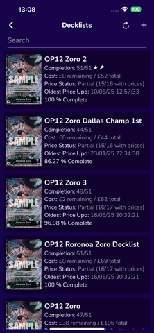 OPBinder screenshot