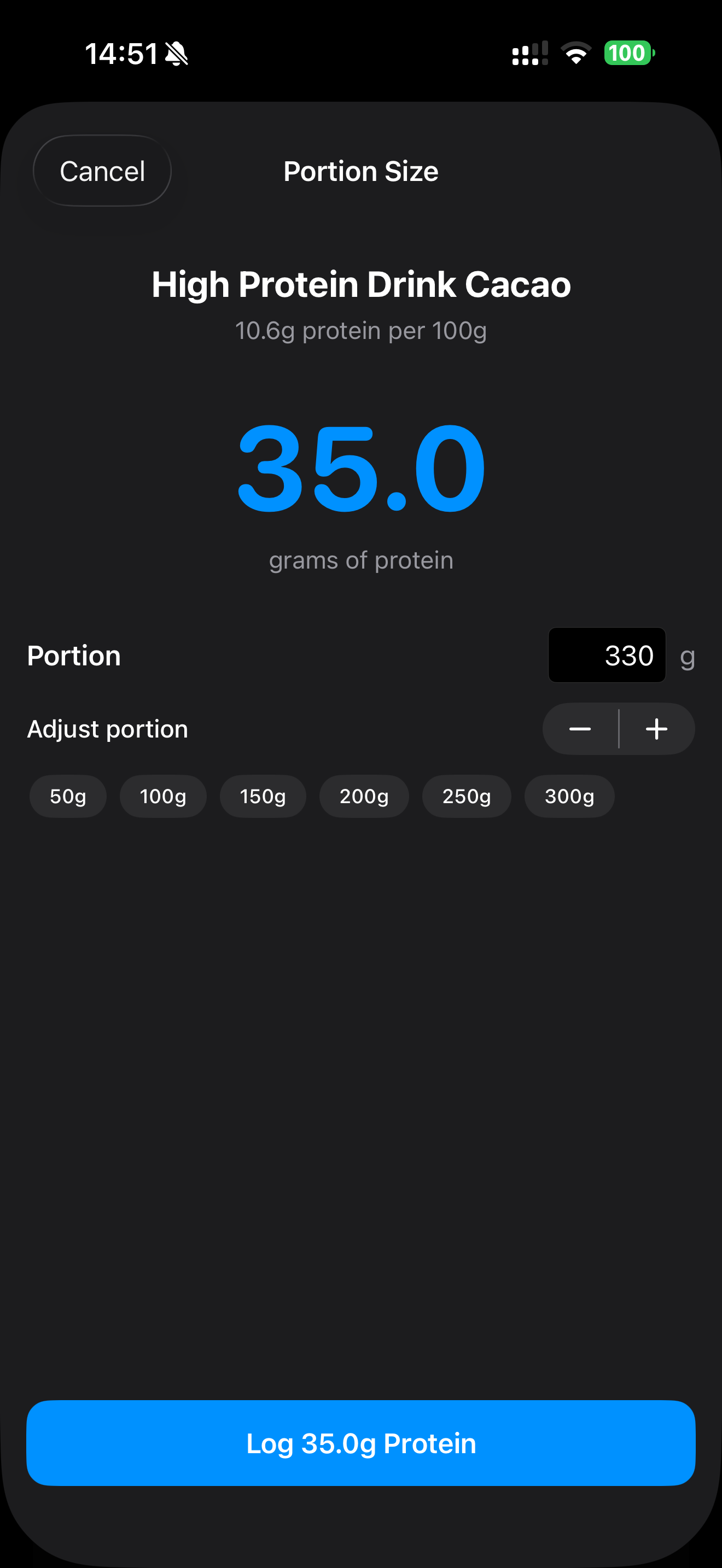 ProteinLog - Protein Tracker screenshot 4