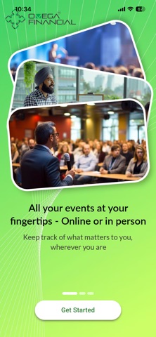 Omega Financial Events screenshot