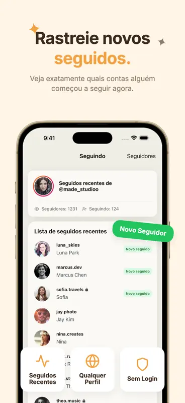 Recent Follow - Seguidores screenshot 2 of 5