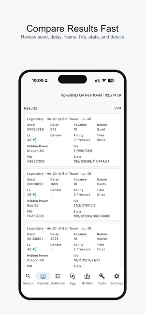 PokeRNG G4 screenshot 2