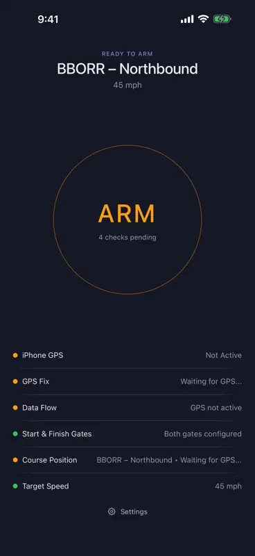 Open Road Ace: GPS Rally Timer screenshot 2 of 8