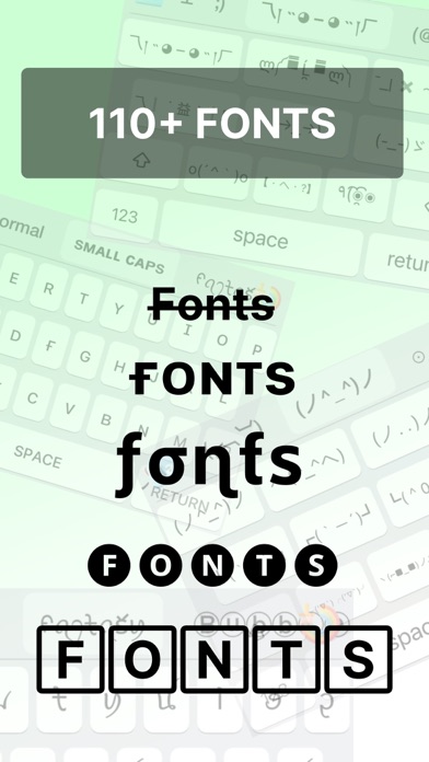 Fonts for iPhones & Keyboard + Screenshot