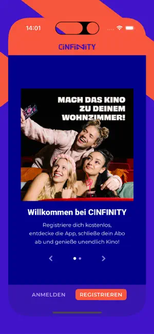 CINFINITY screenshot 1
