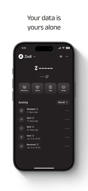Zodl: Zcash Wallet screenshot 4