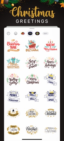 Christmas Lettering Stickers! screenshot