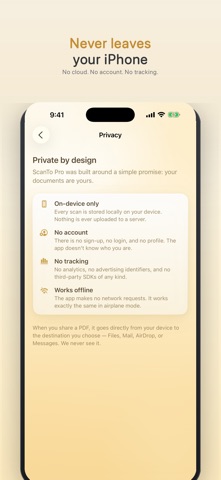 ScanTo Pro: Offline PDF & OCR Screenshot 8 of 8