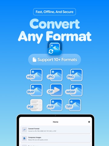 Image Converter: Batch Resize iPad screenshot