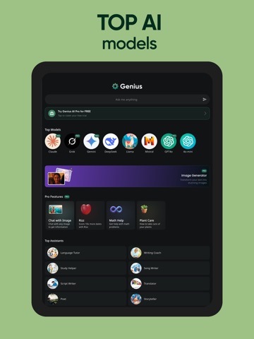 Bernard AI - Genius ChatLLM iPad screenshot