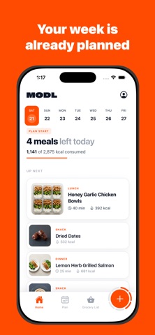 MODL - Macro Meal Planner screenshot