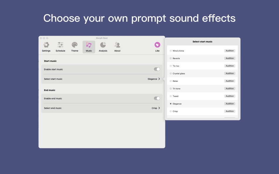 #5. Morph Rest - Break Reminder (macOS) 来自: 楚权 包