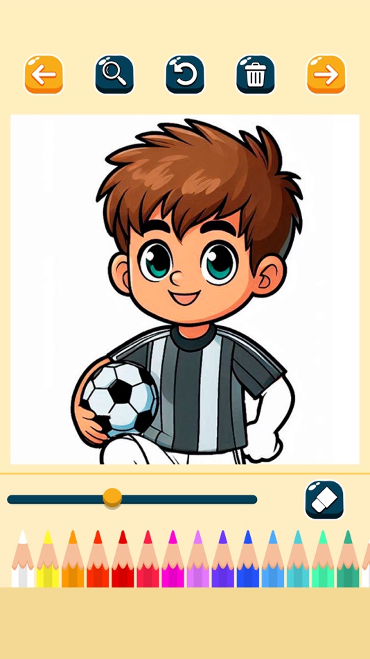 #3. Magic paint soccer pages (iOS) Podle: Maria Amparo Ricos