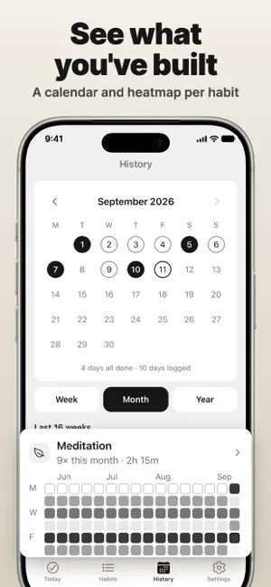 chek: Habit Tracker, Daily Log screenshot 2
