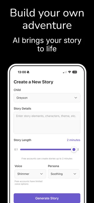 Kids AI Storytime screenshot 2