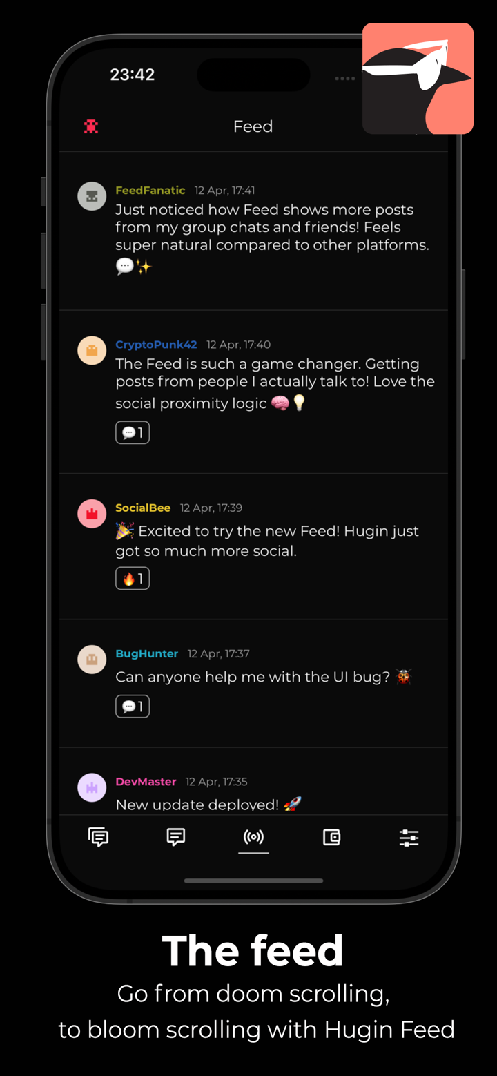 Hugin Messenger screenshot 3