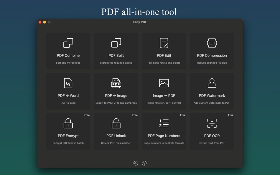 #1. Easy PDF-PDF Edit & Converter (macOS) 由: 崴 杨