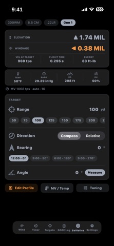 ZephyrAir: Wind & Ballistics screenshot