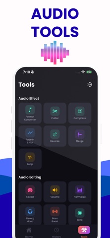 Audio Converter - m4a to mp3 iPhone screenshot