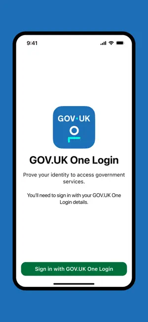 GOV.UK One Login screenshot 1