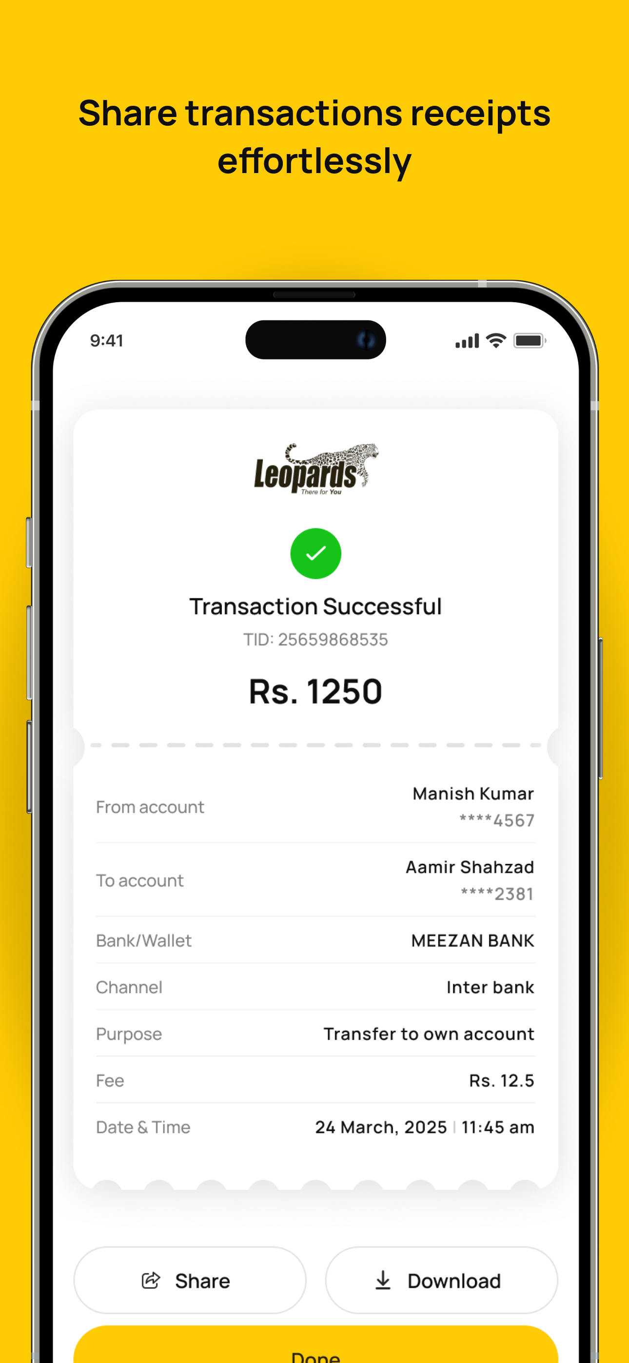 Leopards Wallet screenshot 6