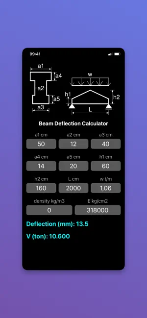 Beam Deflection Calculator screenshot 4