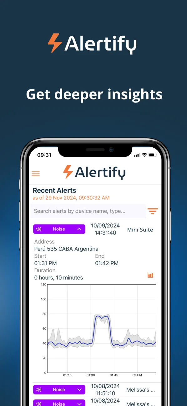 Screenshot #2 pour Alertify: Property Monitoring